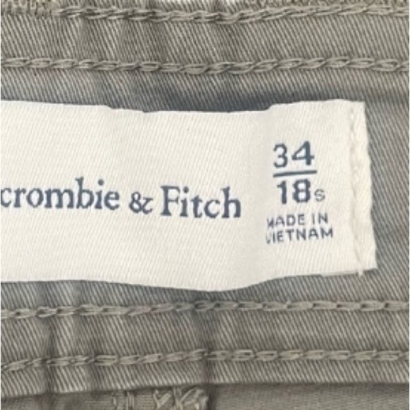 Abercrombie & Fitch Green Relaxed Carpenter Cargo Pants 37248 - Picture 10 of 13